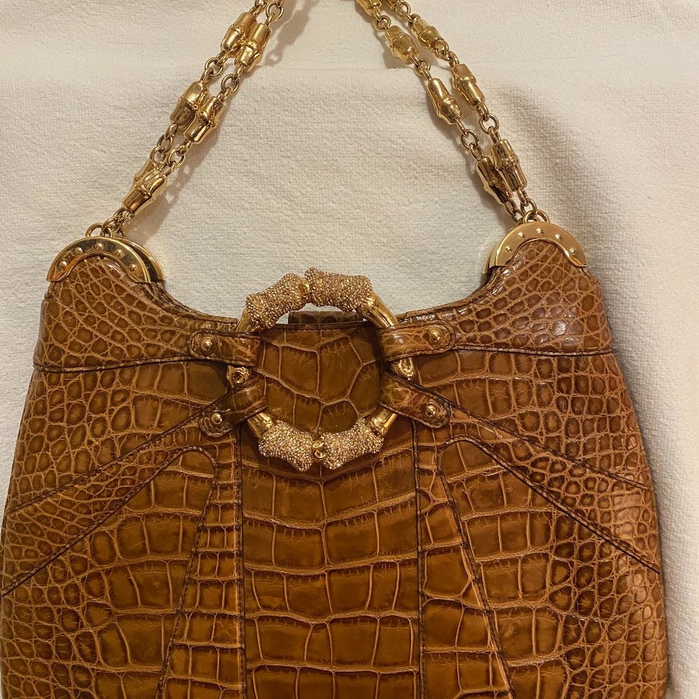 Gucci crocodile bag